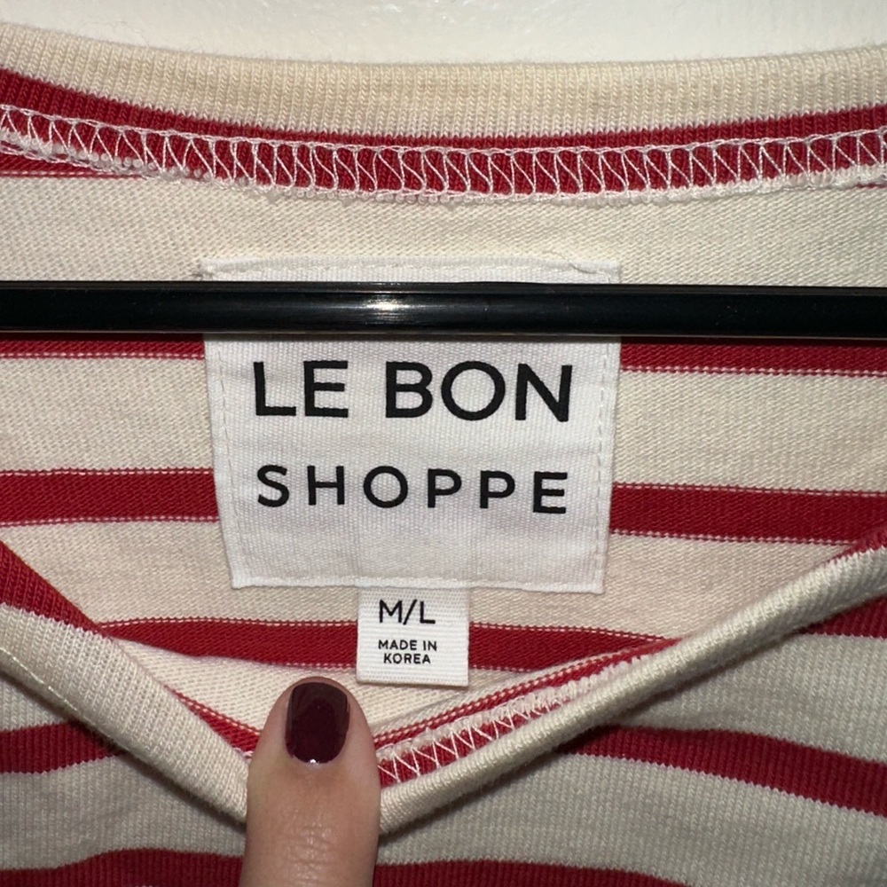 le bonne shoppe marseille boat neck top - Picture 2 of 3